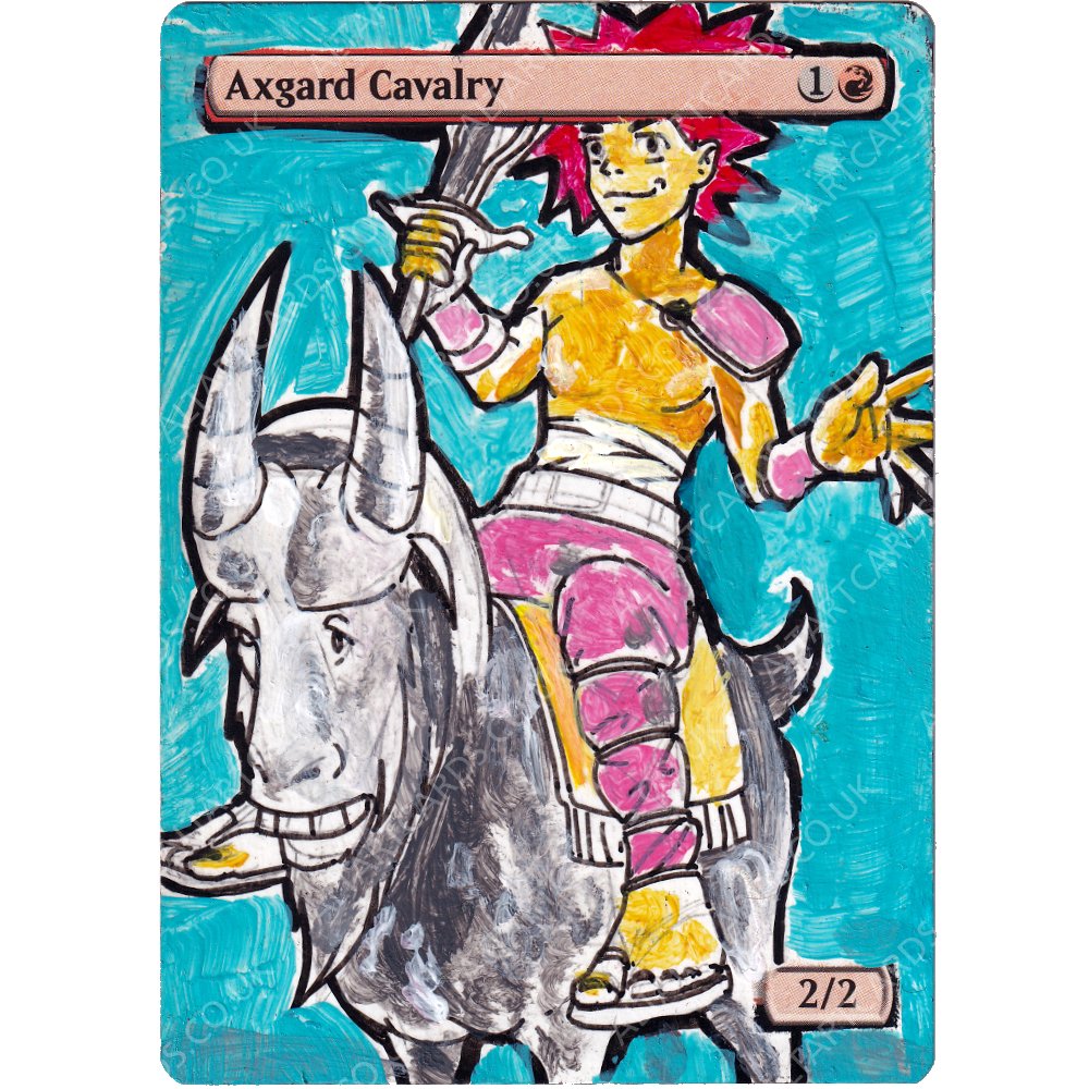 Altered Art - Axgard Cavalry