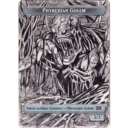 Altered Art - Phyrexian Golem (Token)