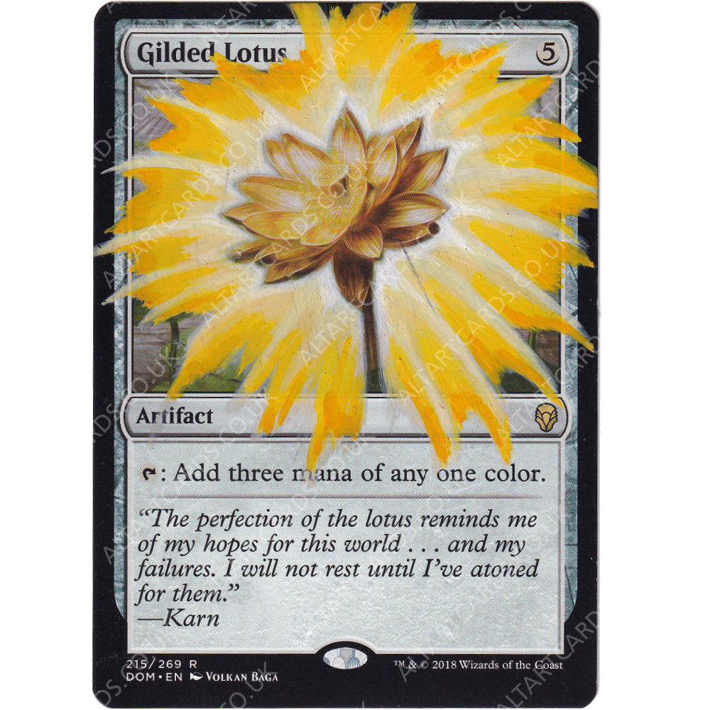 Altered Art - Gilded Lotus