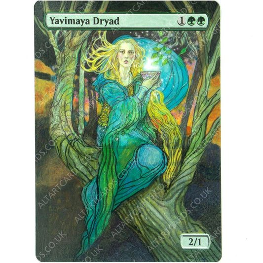 Altered Art - Yavimaya Dryad