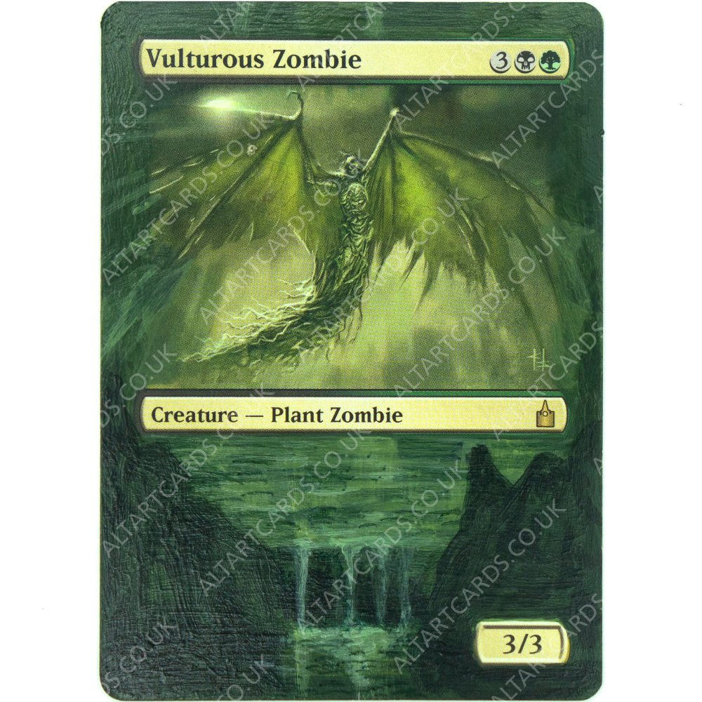 Altered Art - Vulturous Zombie