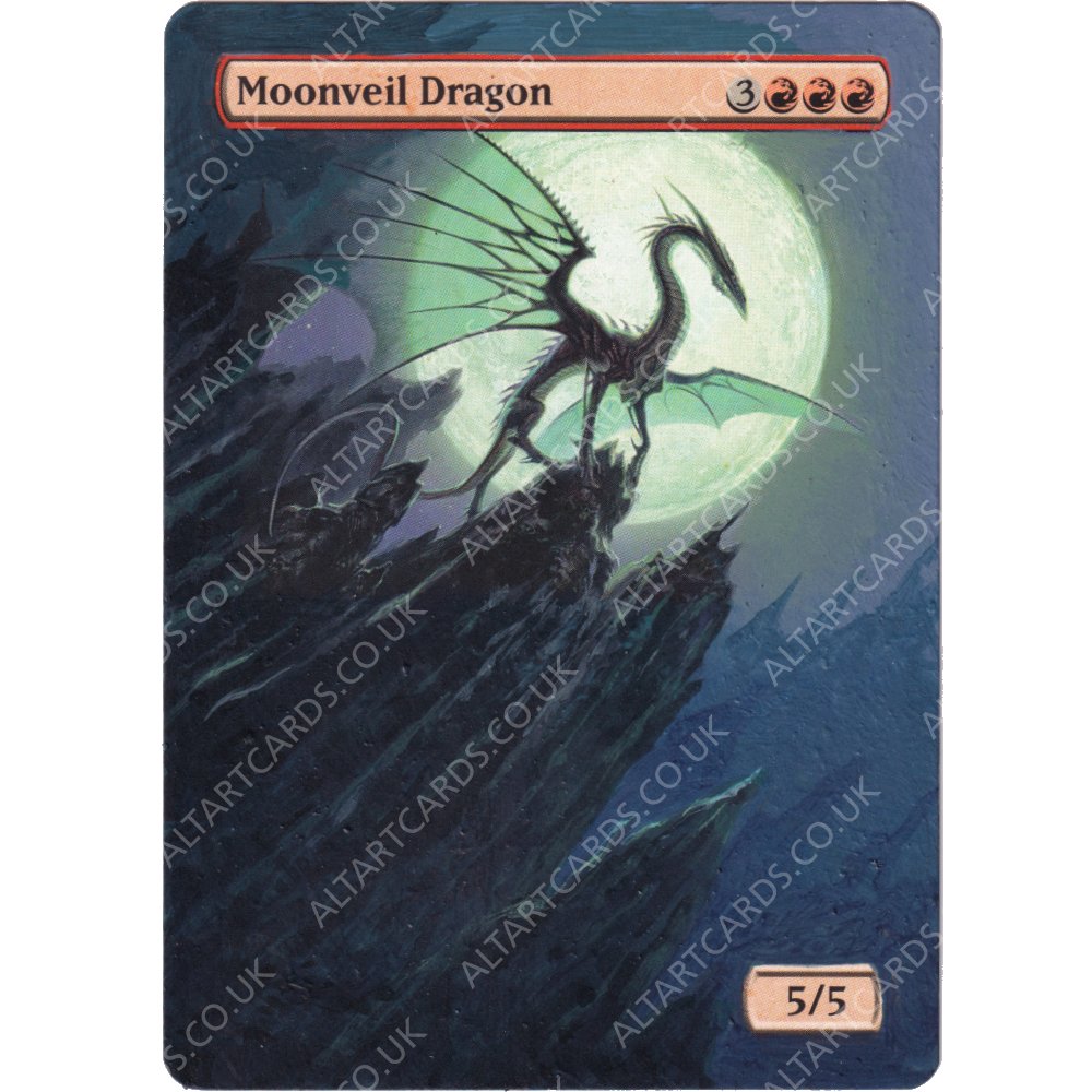 Altered Art - Moonveil Dragon