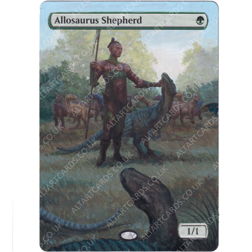 Altered Art - Allosaurus Shepherd