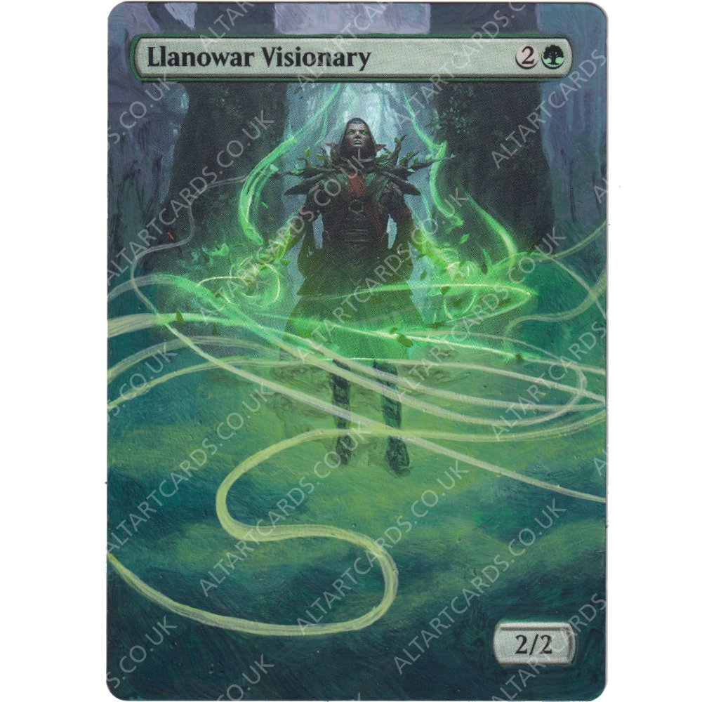 Altered Art - Llanowar Visionary