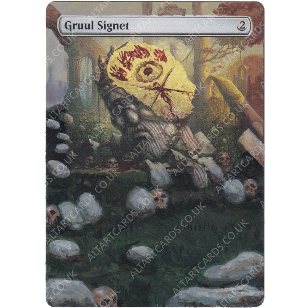 Altered Art - Gruul Signet