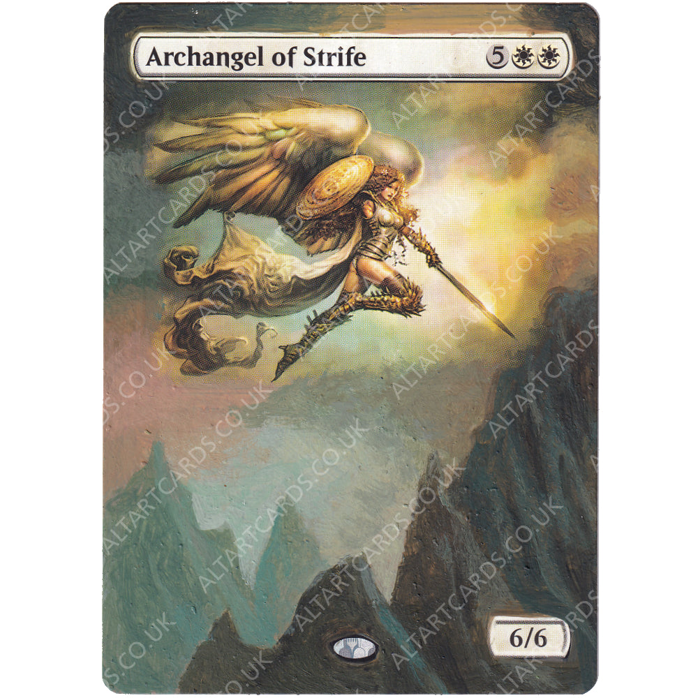 Altered Art - Archangel of Strife