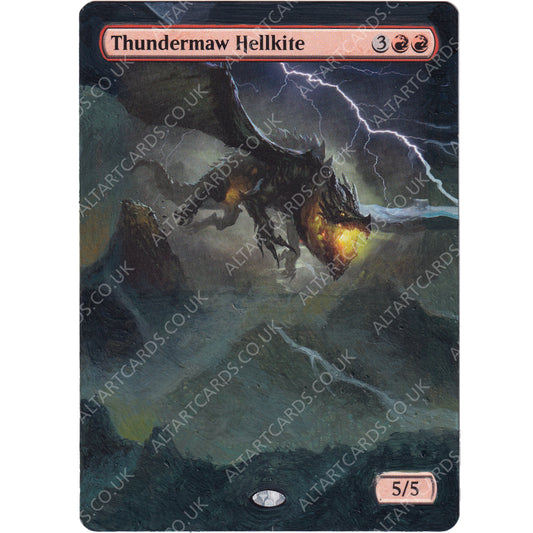 Altered Art - Thundermaw Hellkite