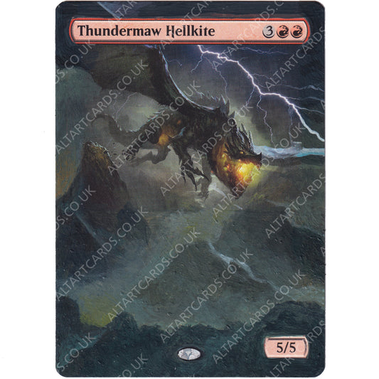 Altered Art - Thundermaw Hellkite