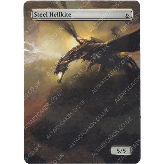 Altered Art - Steel Hellkite