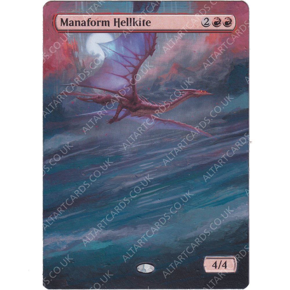 Altered Art - Manaform Hellkite