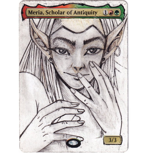 Altered Art - Meria, Scholar of Antiquity