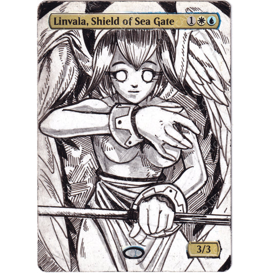 Altered Art - Linvala, Shield of Sea Gate