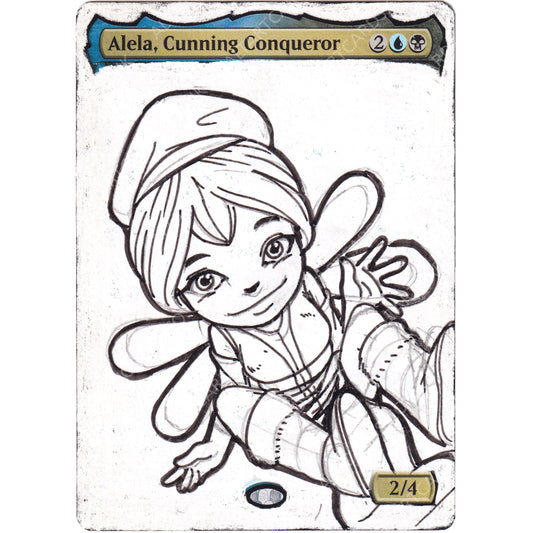 Altered Art - Aela, Cunning Conqueror