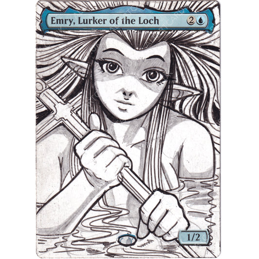 Altered Art - Emry, Lurker of the Loch