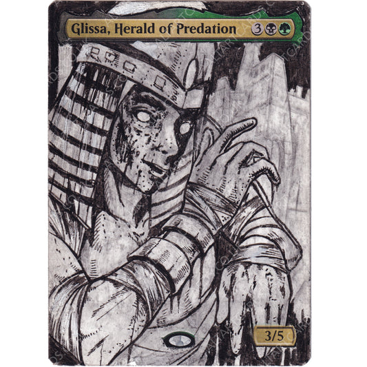 Altered Art - Glissa, Herald of Predation