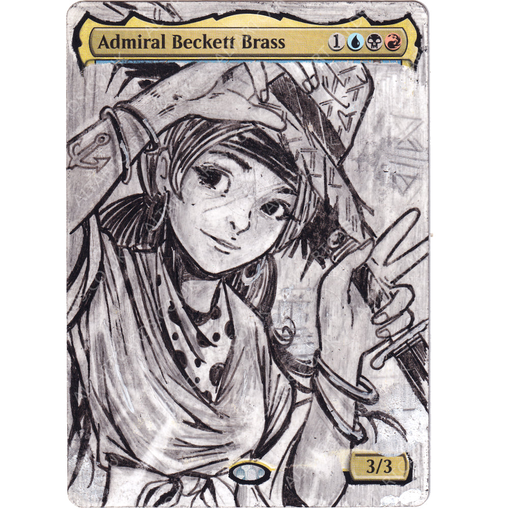 Altered Art - Admiral Beckett Brass