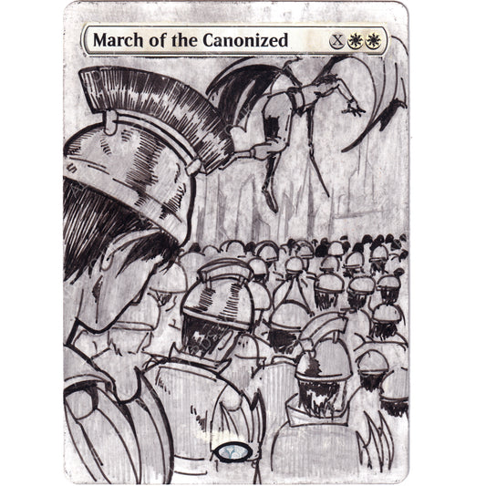 Altered Art - March of the Canonized