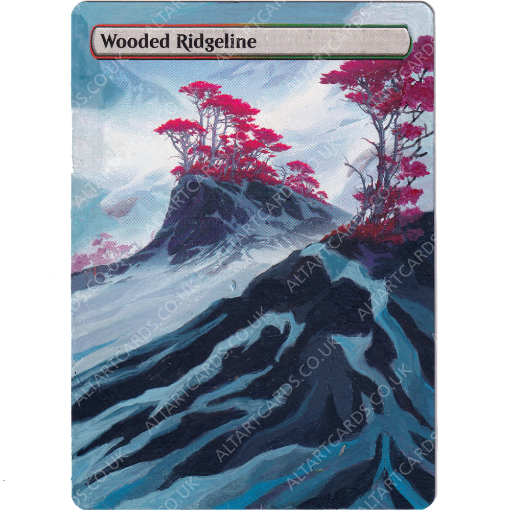 Altered Art - Wooded Ridgeline