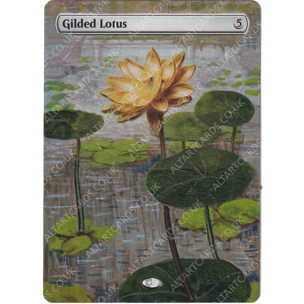 Altered Art - Gilded Lotus