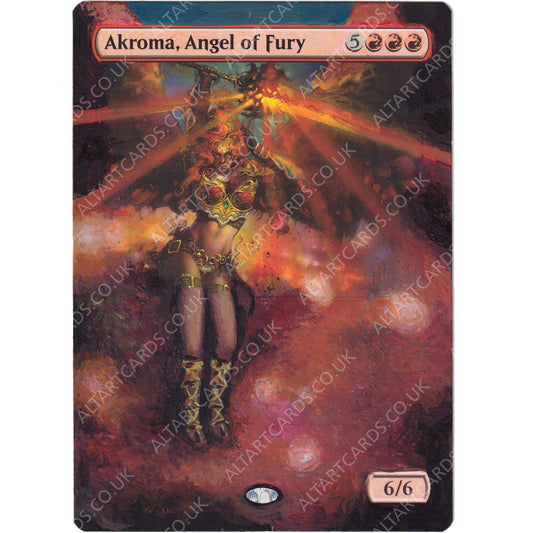 Altered Art - Akroma, Angel of Fury