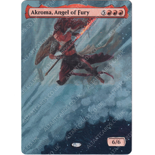 Altered Art - Akroma, Angel of Fury