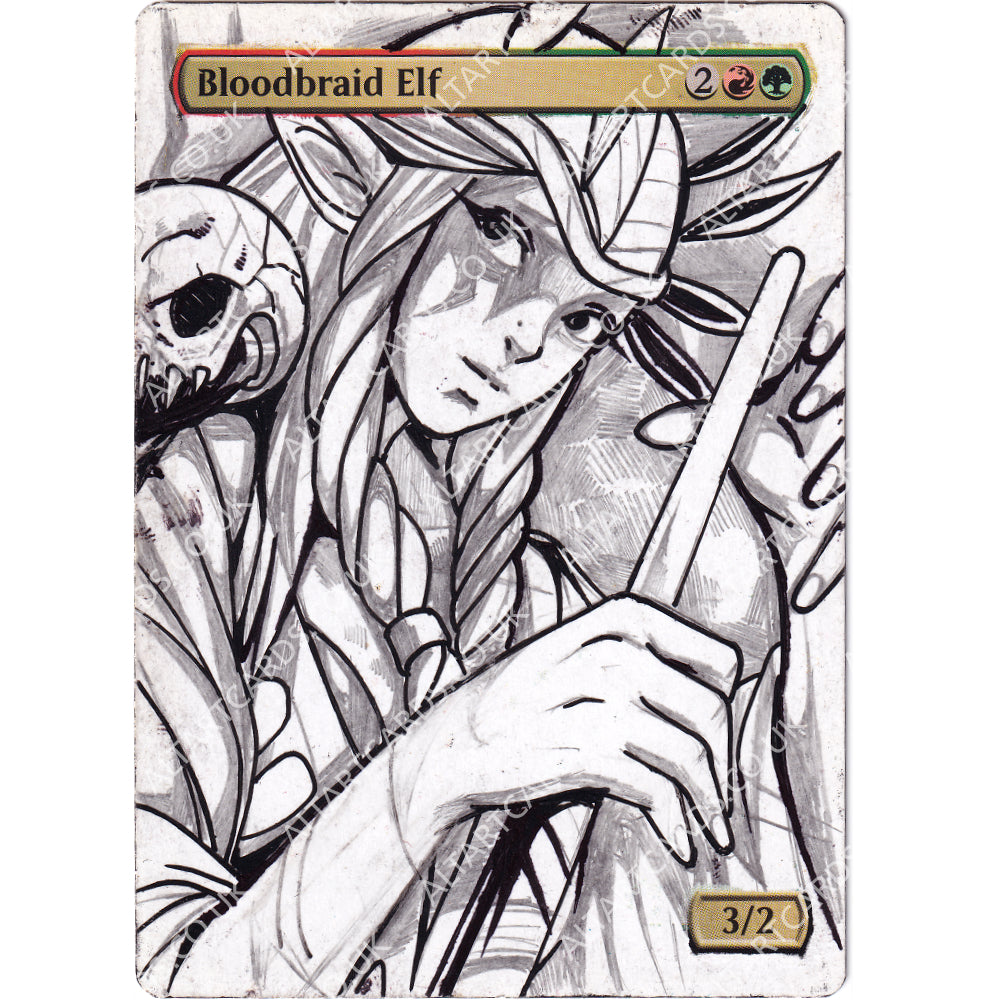 Altered Art - Bloodbraid Elf