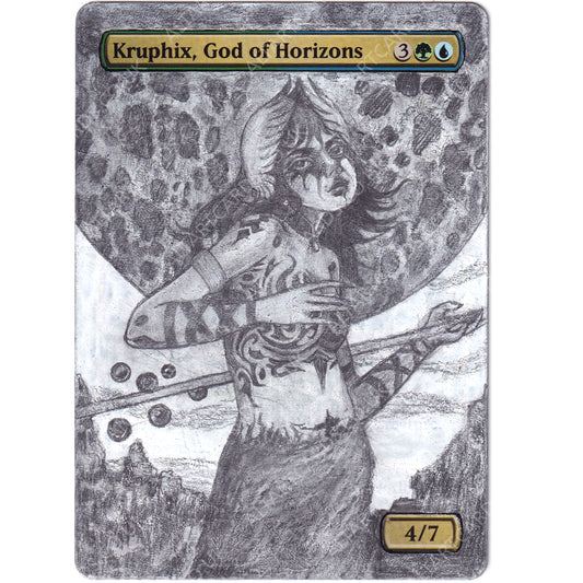 Altered Art - Kruphix, God of Horizons