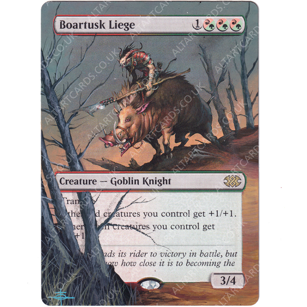 Altered Art - Boartusk Liege