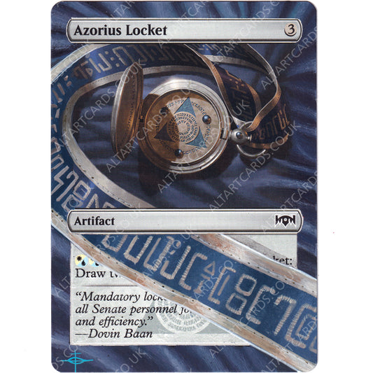 Altered Art - Azorius Locket