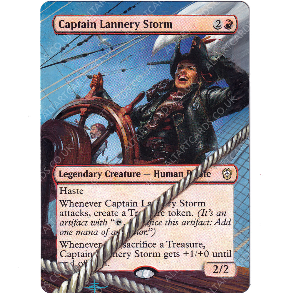 Altered Art - Captain Lannery Storm