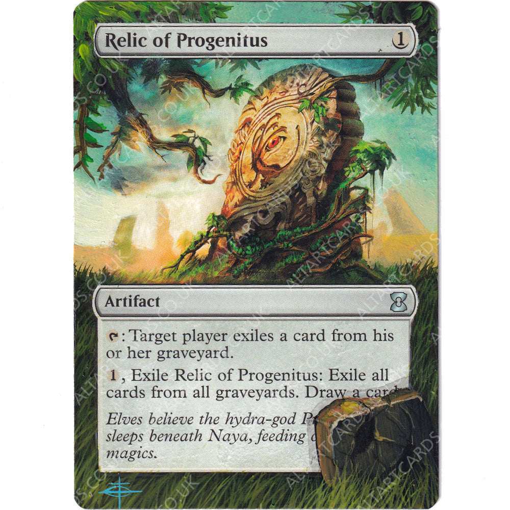 Altered Art - Relic of Progenitus