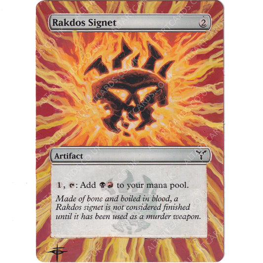 Altered Art - Rakdos Signet