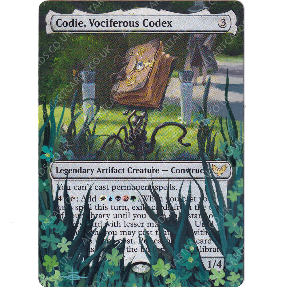 Altered Art - Codie, Vociferous Codex