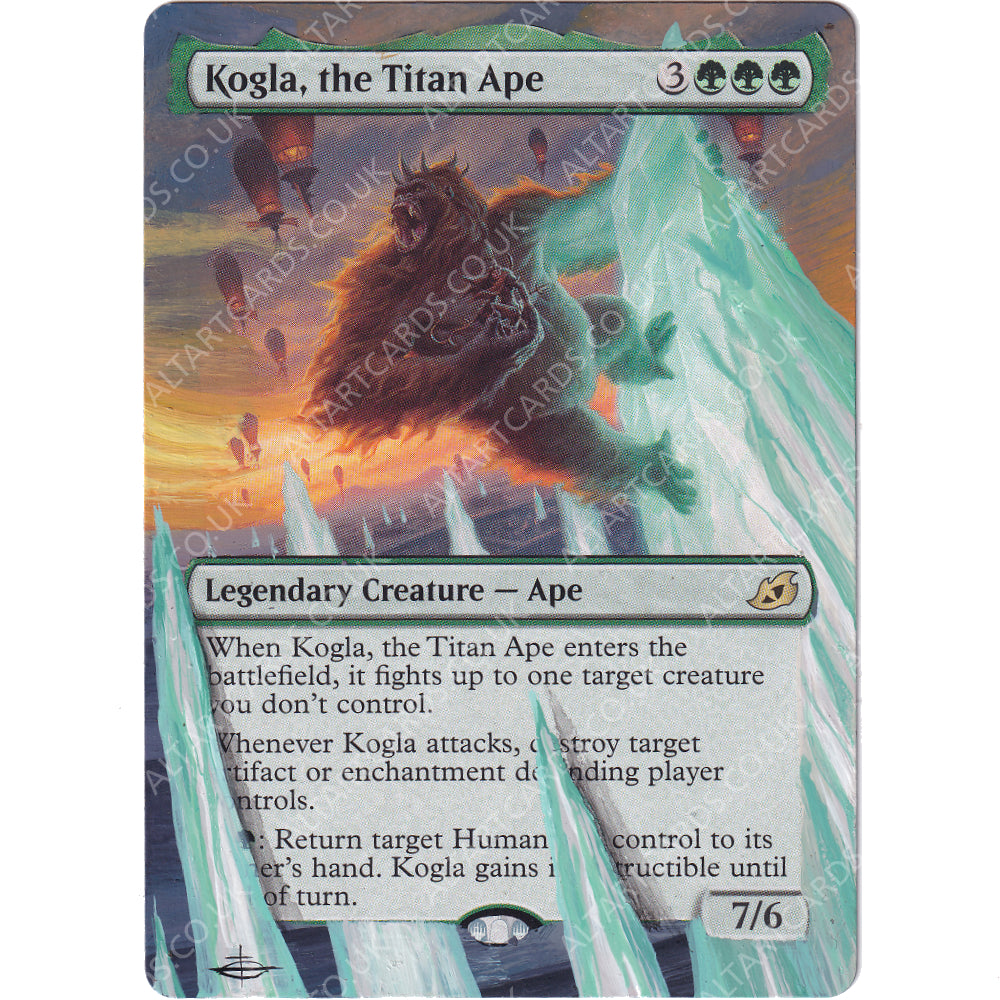 Altered Art - Kogla, the Titan Ape