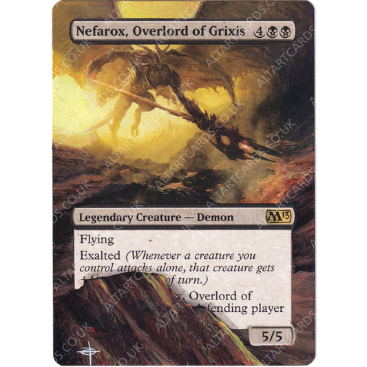 Altered Art - Nefarox, Overlord of Grixis