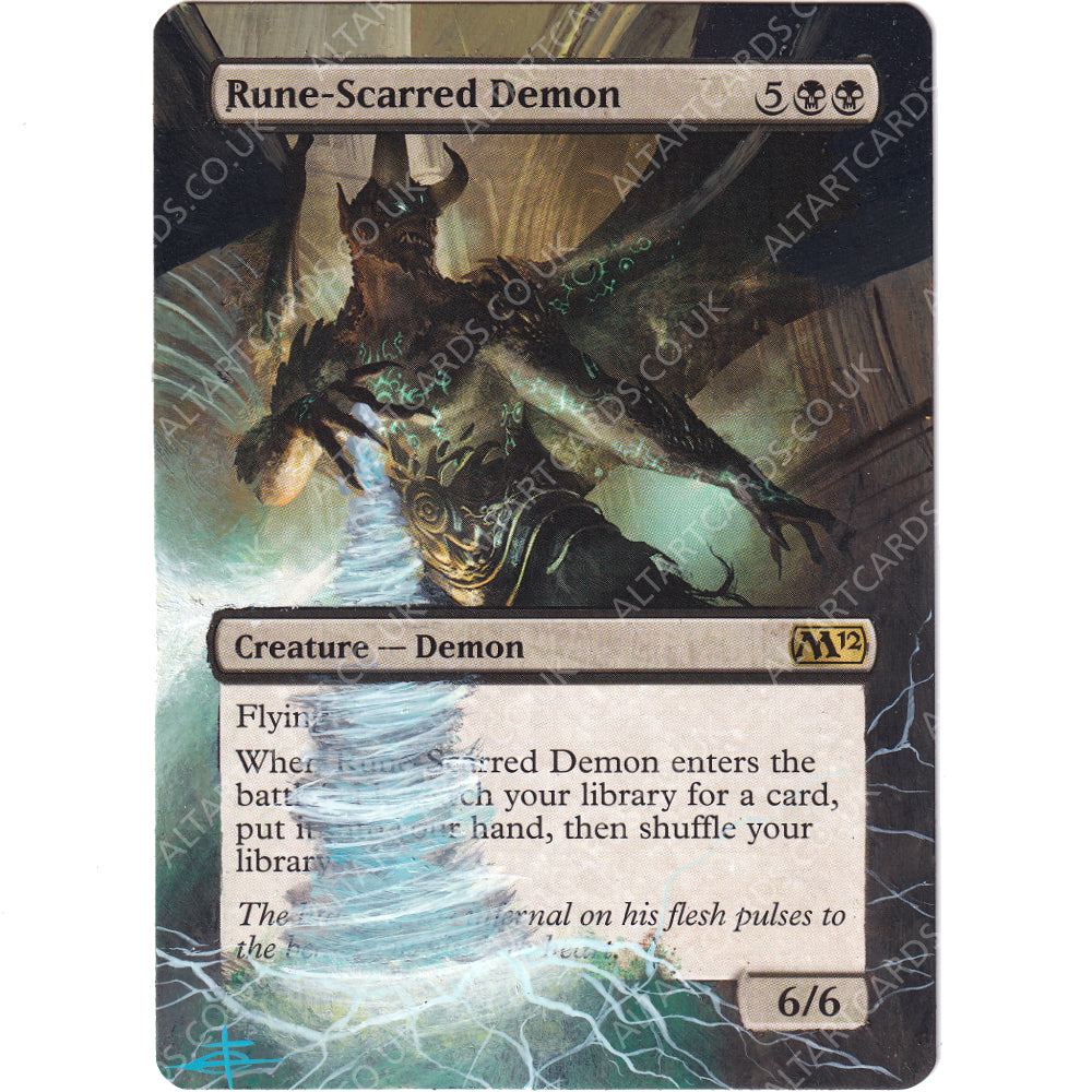 Altered Art - Rune-Scarred Demon