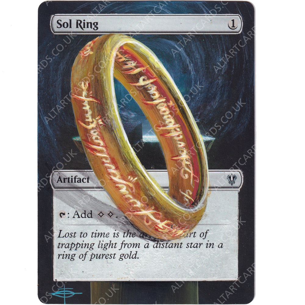 Altered Art - Sol Ring