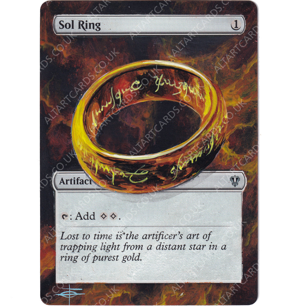 Altered Art - Sol Ring