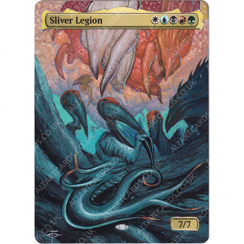 Altered Art - Sliver Legion