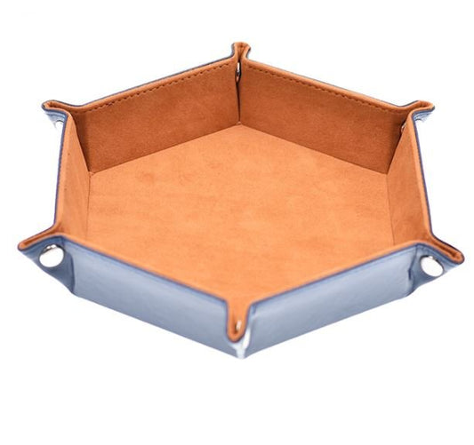 HEX Dice Tray - Brown