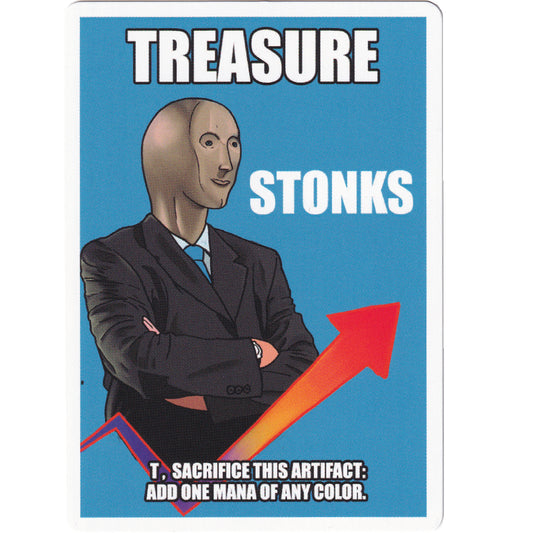 Token - Treasure Token "Stonks"