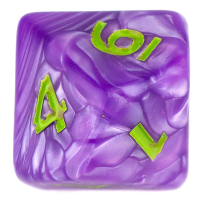 7 Dice Poly Set - GIANT - Purple