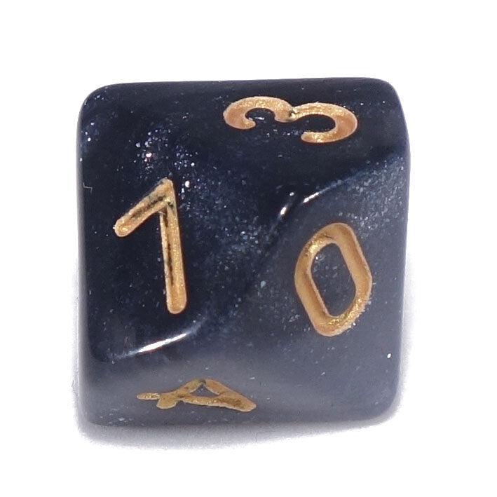 7 Dice Poly Set - Twilight Silver