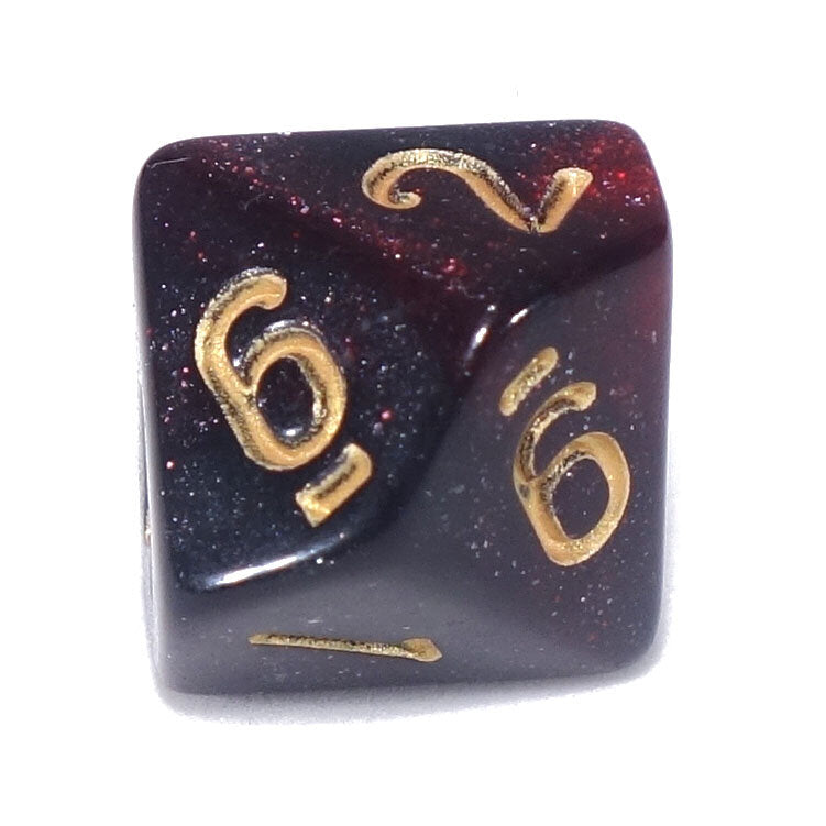 7 Dice Poly Set - Twilight Red