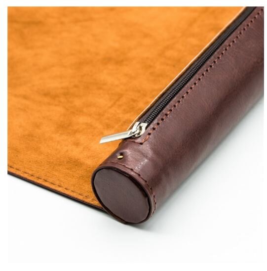 Scroll Roll Mat & Case - Brown