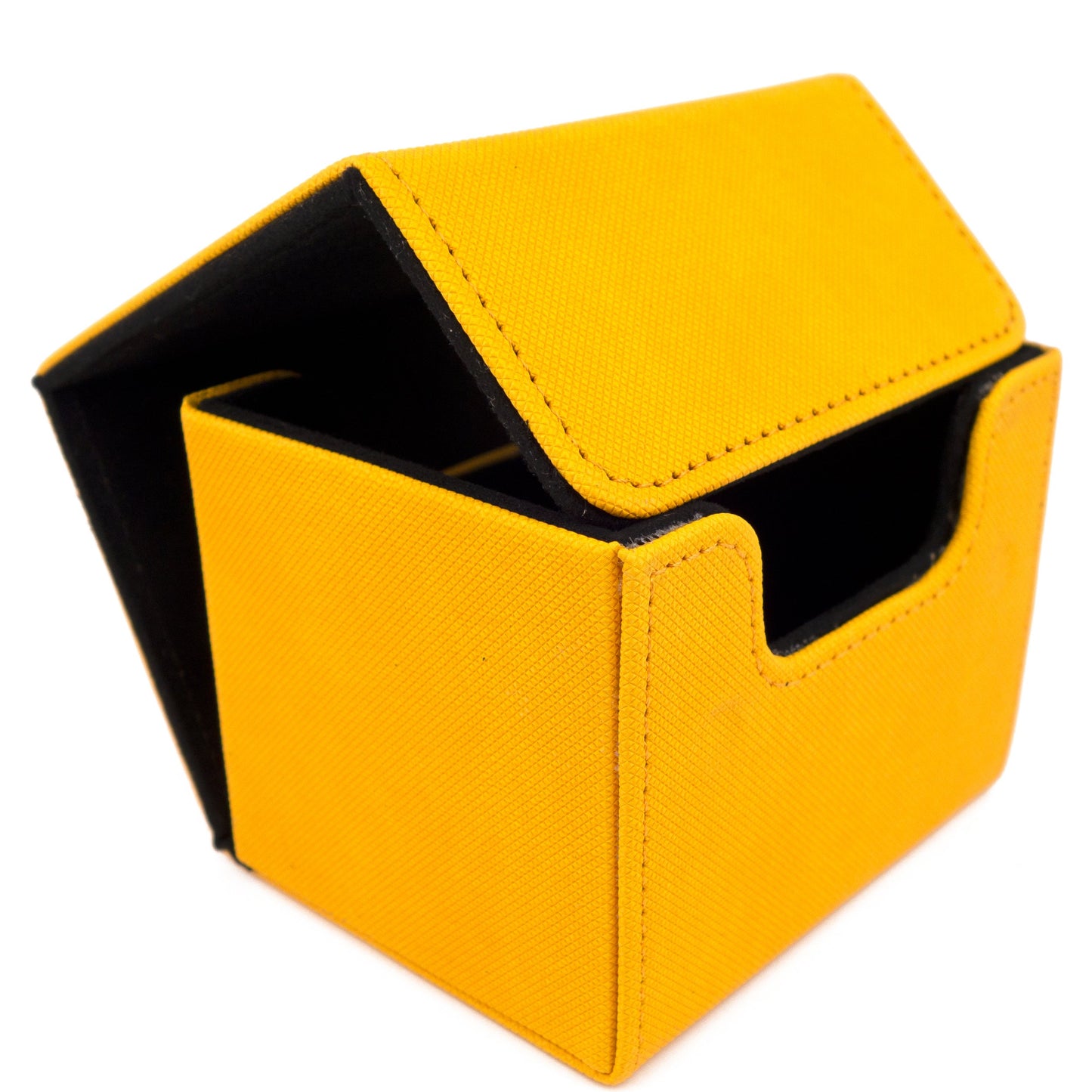 Deck Box - 100 Card Sideload - Yellow (Black)