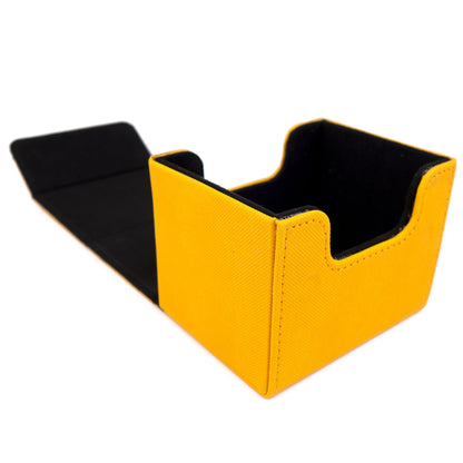 Deck Box - 100 Card Sideload - Yellow (Black)