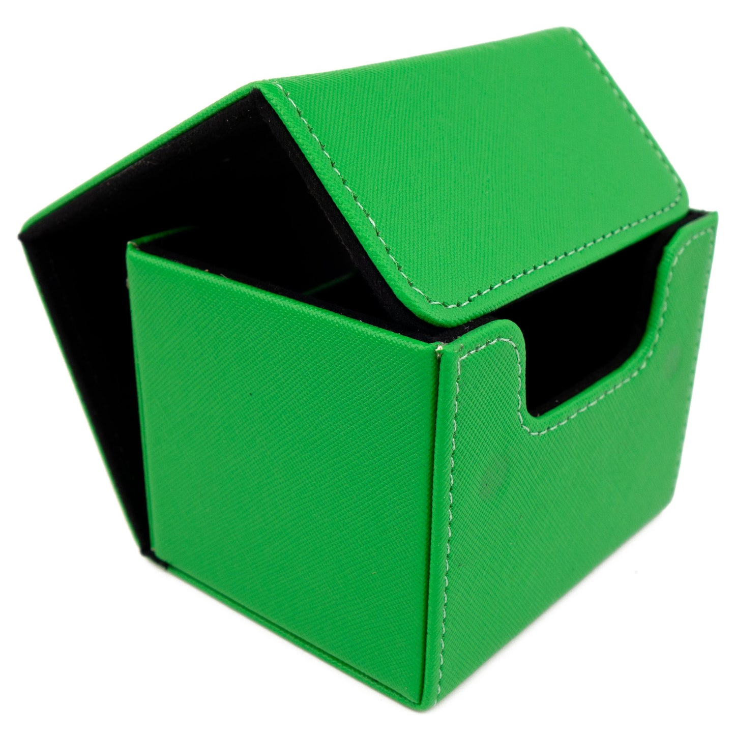 Deck Box - 100 Card Sideload - Green (Black)