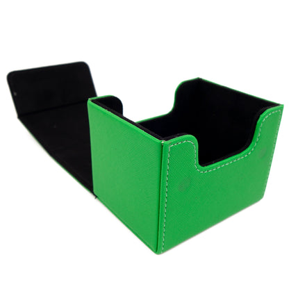 Deck Box - 100 Card Sideload - Green (Black)