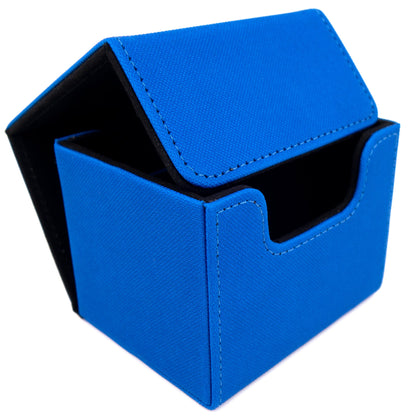 Deck Box - 100 Card Sideload - Blue (Black)